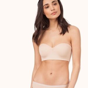 Lively no wire strapless bra size 36C nude